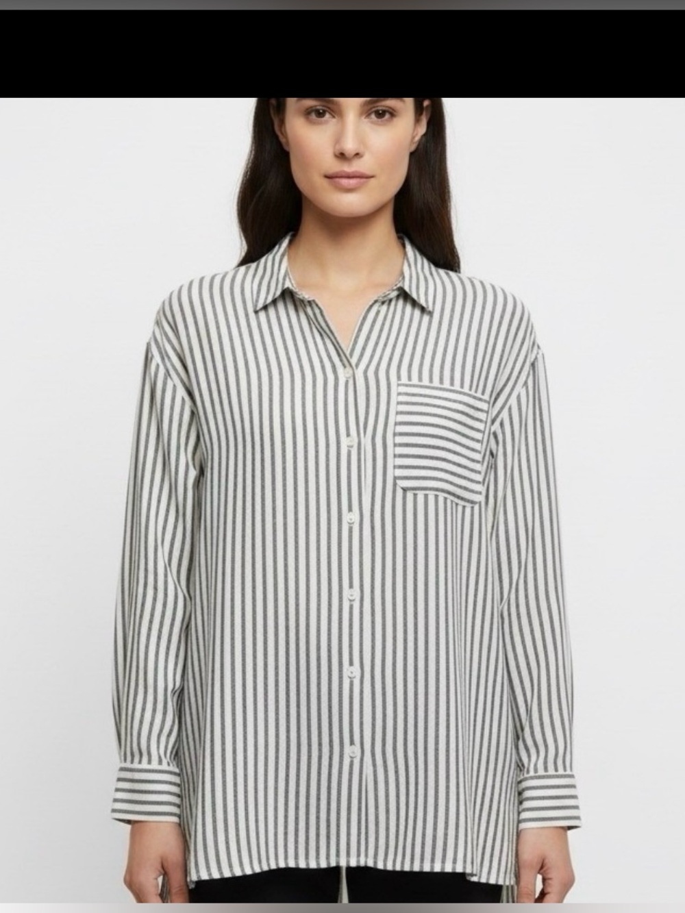 J Jill love linen long sleeve button down